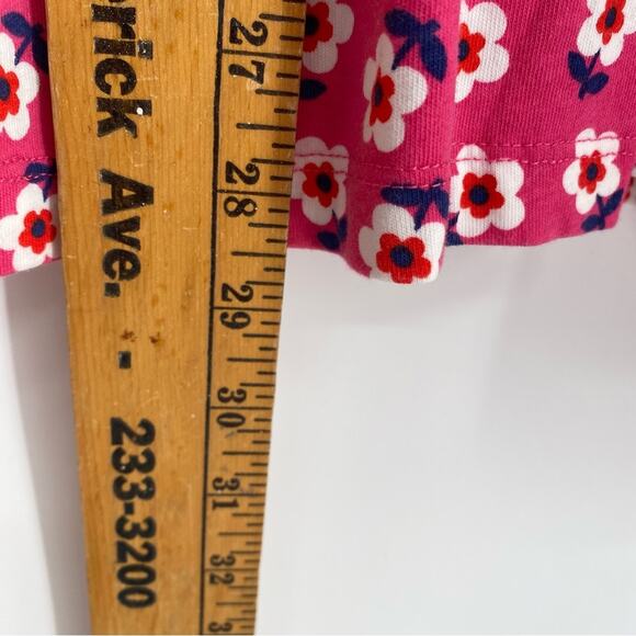 Mini Boden Dress Floral Cotton Tiered Colorful Long Sleeve 9-10 - Picture 6 of 6